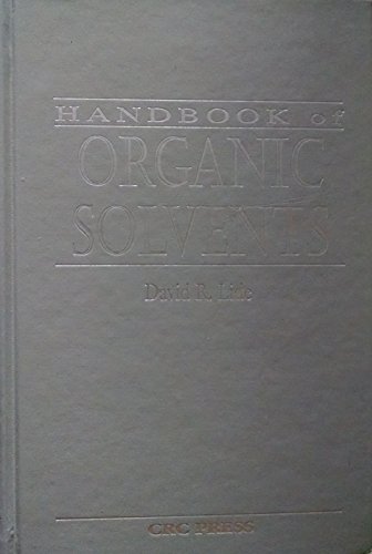 Beispielbild fr Handbook of Organic Solvents zum Verkauf von Better World Books