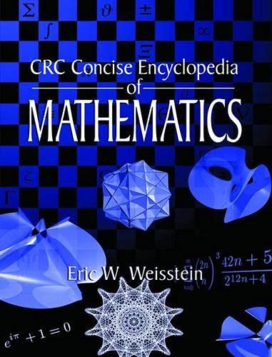 Imagen de archivo de The CRC Concise Encyclopedia of Mathematics a la venta por HPB-Red