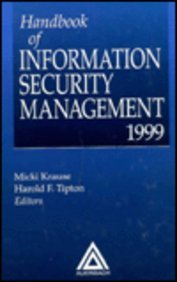 Stock image for Handbook of Information Security Management, 1999 Edition for sale by Mispah books