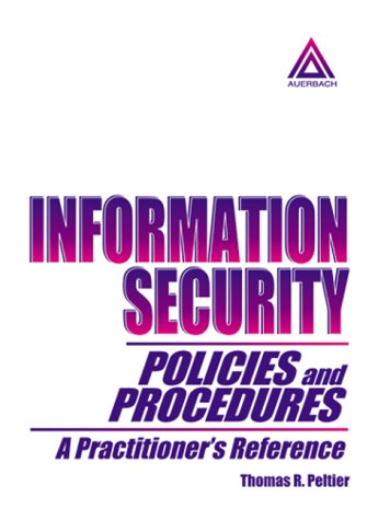 9780849399961: Information Security Policies and Procedures: A Practitioner's Reference