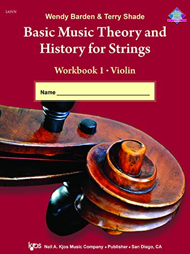 Stock image for L65VN - Basic Music Theory and History for Strings - Workbook 1 - Violin for sale by HPB-Diamond
