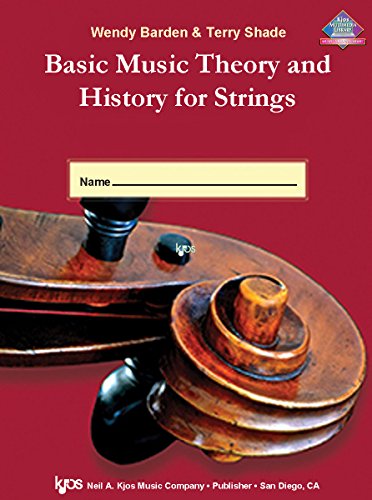 Stock image for L65CO - Basic Music Theory and History for Strings - Workbook 1 - Cello for sale by Irish Booksellers