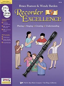 Beispielbild fr W52S - Recorder Excellence Enhanced Version Book/CD/DVD - Student Edition zum Verkauf von BooksRun