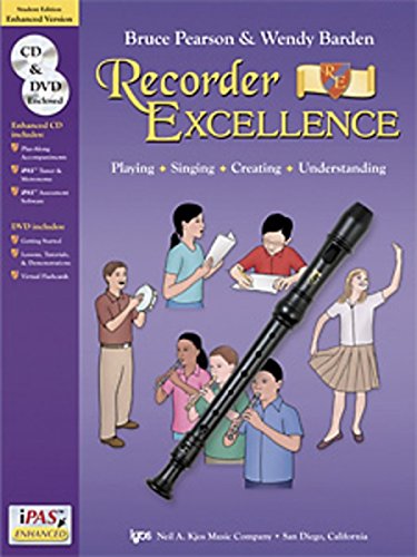 Stock image for W52S - Recorder Excellence Enhanced Version Book/CD/DVD - Student Edition for sale by BooksRun