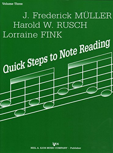 Beispielbild fr 71VN - Quick Steps to Note Reading - Volume Three - Violin zum Verkauf von Orion Tech