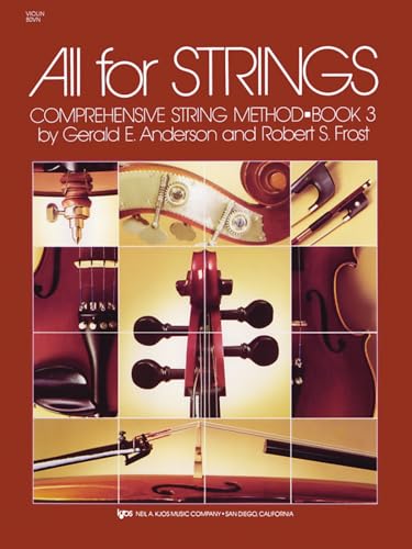 Beispielbild fr All For Strings Book 3: Violin zum Verkauf von Jenson Books Inc