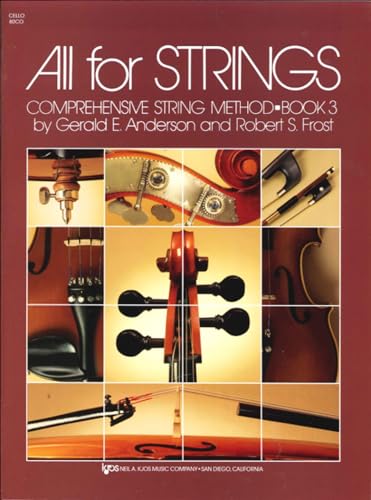 Beispielbild fr 80CO - All for Strings Book 3 - Cello zum Verkauf von Half Price Books Inc.