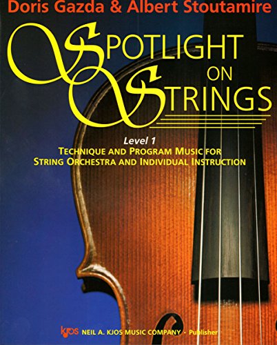 Imagen de archivo de 92SB - Spotlight On Strings - String Bass - Level 1 a la venta por GF Books, Inc.