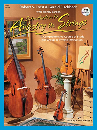 Beispielbild fr 102VN - Introduction to Artistry in Strings - Violin - Book / CD zum Verkauf von HPB-Diamond