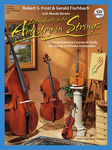 Imagen de archivo de 102F - Artistry in Strings - Teacher's Complete Score & Manual with CD a la venta por Jenson Books Inc