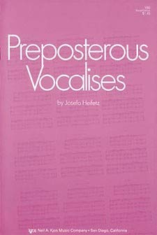 Preposterous Vocalises: Vocal Edition (9780849741630) by [???]