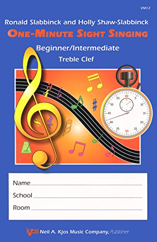 Stock image for VM12 - One-Minute Sight Singer - Beg./Int. Treble Clef for sale by ThriftBooks-Atlanta