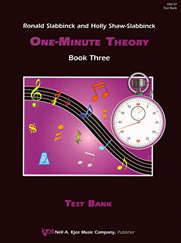 Stock image for VM15T - One-Minute Theory Bk. 3 - Test Bank for sale by HPB-Diamond