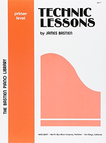 Beispielbild fr Bastien Piano Library Technic Lessons Primer zum Verkauf von Better World Books