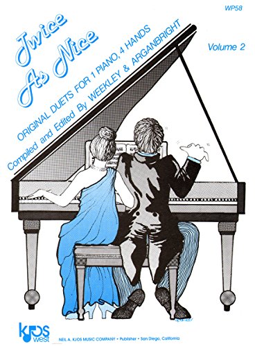 Stock image for Twice As Nice: Piano Duets Volume 2 (Piano Duet / Instrumental Album) for sale by Revaluation Books