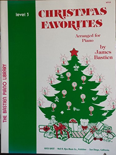 9780849751257: Christmas Favorites Level 3 (The Bastien Piano Library)