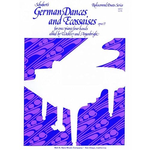 Beispielbild fr Schubert's German Dances and Ecossaises: Opus 33, for One Piano, Four Hands (Kjos Contemporary Combo Series) # Wp97 zum Verkauf von Teachers Discount Music