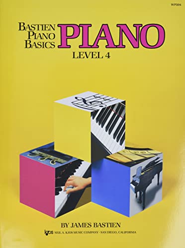 Imagen de archivo de Piano : Level Four (Bastien Piano Basics Wp204) a la venta por SecondSale