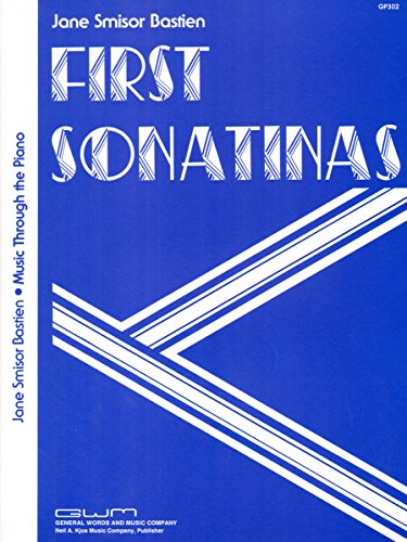 9780849761027: First Sonatinas (Music Through The Piano Library)