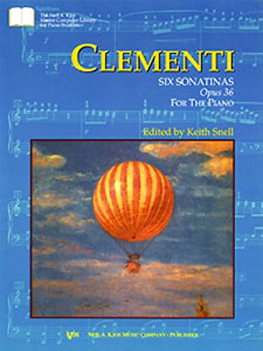Beispielbild fr GP379 - Clementi - Six Sonatinas Opus 36 for the Piano zum Verkauf von HPB-Ruby
