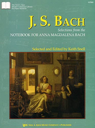 Imagen de archivo de GP381 - J.S. Bach: Selections from the Notebook For Anna Magdalen a la venta por Hawking Books