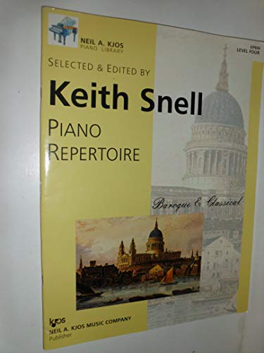 Imagen de archivo de GP604 - Piano Repertoire: Baroque & Classical Level 4 a la venta por HPB-Ruby
