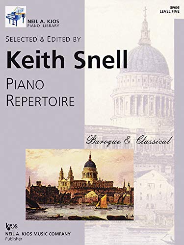9780849762291: Piano Repertoire Baroque & Classical - Level 5
