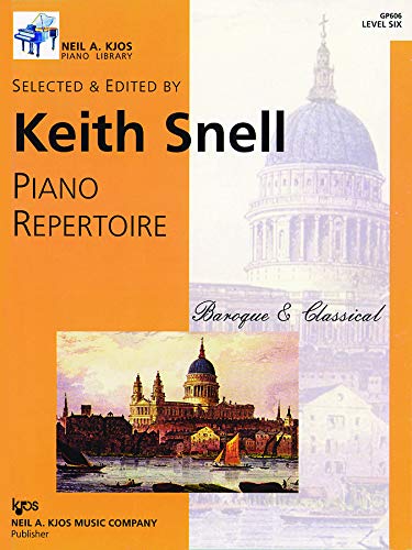 Beispielbild fr GP606 - Piano Repertoire - Baroque & Classical - Level 6 zum Verkauf von BooksRun
