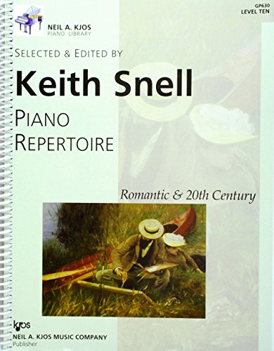 Imagen de archivo de Piano Repertoire: Romantic & 20th Century, Vol. 11: Level 10 (Neil A. Kjos Piano Library) a la venta por Better World Books: West