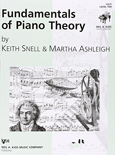 9780849762772: Fundamentals of Piano Theory - Level 10