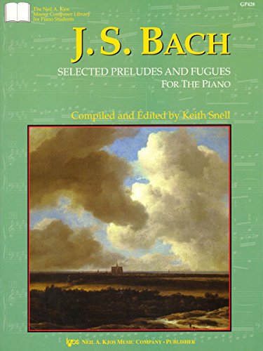 Imagen de archivo de GP428 - J.S. Bach : Selected Preludes And Fgues For The Piano a la venta por ZBK Books