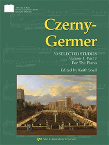 Stock image for GP445 - Czerny-Germer 50 Selected Studies Volume 1 Part 1 For The Piano for sale by GF Books, Inc.