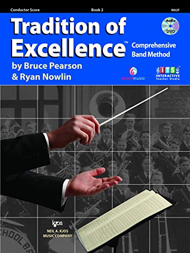 W62F - Tradition of Excellence - Book 2 - Conductor Score (9780849771477) by Bruce Pearson; Ryan Nowlin