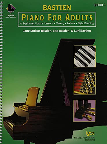 Beispielbild fr KP1B - Bastien Piano for Adults, 1 Book Only: A Beginning Course: Lessons, Theory, Technic, Sight Reading zum Verkauf von Goodwill of Colorado