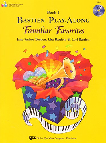 Imagen de archivo de KP11 - Bastien Play-Along - Familiar Favorites - Book CD (Book 1) a la venta por Seattle Goodwill