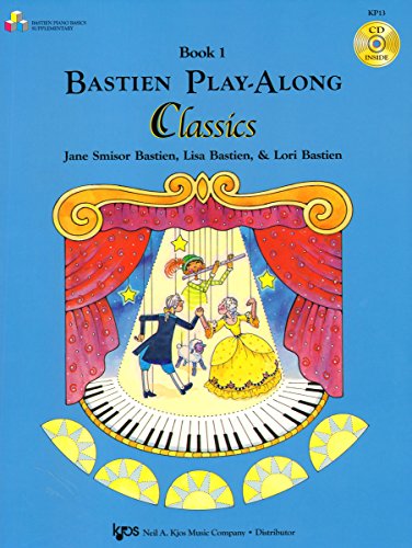Imagen de archivo de KP13 - Bastien Play-Along - Classics Book 1 - Book & CD (PIANO) a la venta por BooksRun