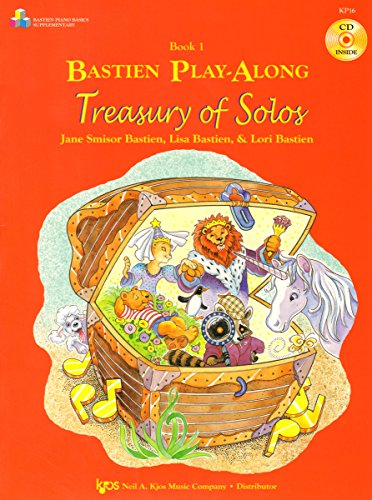 KP16 - Bastien Play-Along - Treasury of Solos Book 1 - Book & CD (Bastien Piano Basics Supplementary) (9780849773150) by Jane Smisor Bastien; Lisa Bastien; Lori Bastien