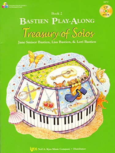 Imagen de archivo de Bastien Play-Along - Treasury of Solos Book 2 - Book & CD - KP17 a la venta por Teachers Discount Music