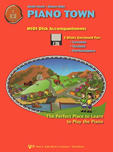 Stock image for Piano Town Primer Level Midi Accompaniments 3 Disk Kjo # MP100MD for sale by Teachers Discount Music