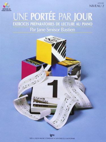 9780849787034: Bastien Jane Methode Piano Une Portee Par Jour Niveau 2 Pf Book French