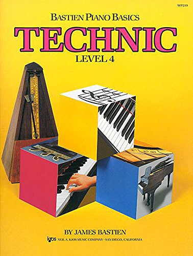 9780849793035: Bastien Piano Basics: Technic Level 4