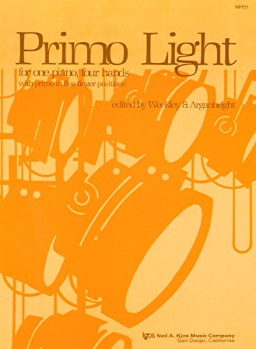 Stock image for WP151 - Primo Light for One Piano, Four Hands for sale by Jenson Books Inc
