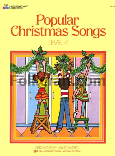 Beispielbild fr Bastien Popular Christmas Songs Level 4 Pf zum Verkauf von Better World Books