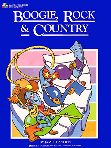 9780849793363: Boogie, Rock and Country Level 2 (Bastien Piano Basics)