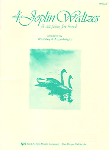 Beispielbild fr 4 Joplin Waltzes for one piano, four hands zum Verkauf von Once Upon A Time Books