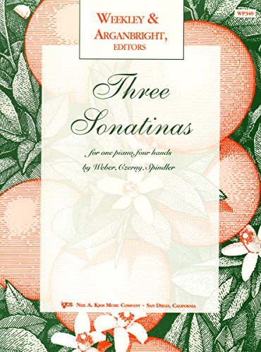Stock image for WP340 - Three Sonatinas for One Piano Four Hands for sale by Orion Tech