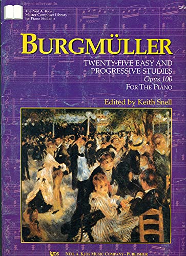 Beispielbild fr Burgmuller, J 25 Easy and Progressive Studies Op100 Pf zum Verkauf von Better World Books
