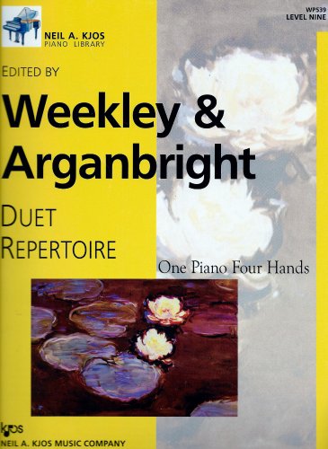 Beispielbild fr WP539 - Duet Repertoire Level 9 - Weekley & Arganbright zum Verkauf von St Vincent de Paul of Lane County