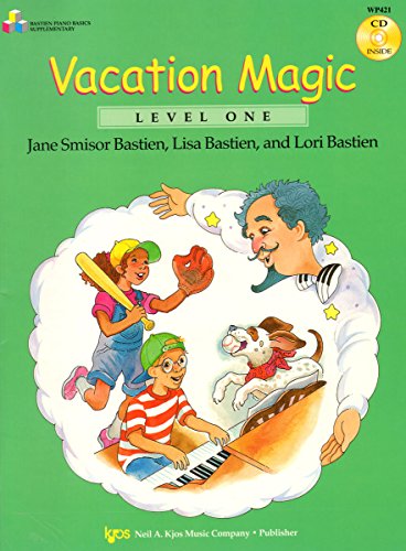 Beispielbild fr Vacation Magic Book/CD - Level 1 - Bastien Piano Solo WP421 zum Verkauf von Teachers Discount Music