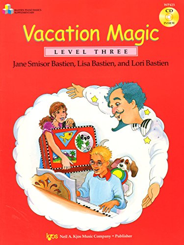 Beispielbild fr WP423 - Vacation Magic Book/CD - Level 3 - Bastien zum Verkauf von SecondSale